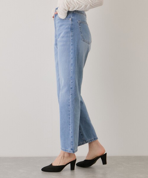 Jayro(ジャイロ)の「デニムストレートパンツ(デニムパンツ・レディース・ブラック系その他/サックスブルー・M)」の14枚目の写真