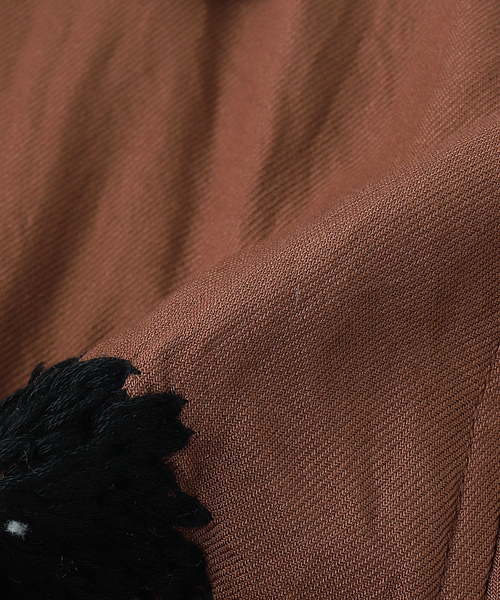 EDIFICE（エディフィス）の「NOMARHYTHM TEXTILE Flower Embroidery オープンカラー ショートスリーブ シャツ（シャツ/ブラウス・メンズ・ブラック/ブラウン系その他・3/4）」の3枚目の写真