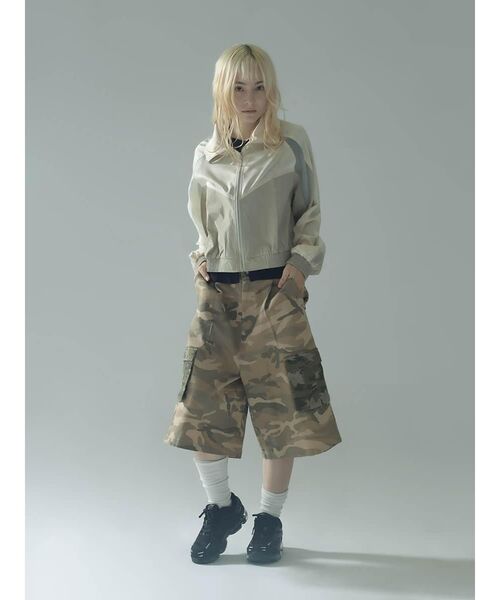 :ETHROF(イーサオブ)の「CAMOUFLAGE CARGO HALF PANTS(その他パンツ・レディース・ベージュ・MEDIUM)」の7枚目の写真