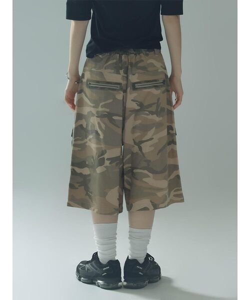 :ETHROF(イーサオブ)の「CAMOUFLAGE CARGO HALF PANTS(その他パンツ・レディース・ベージュ・MEDIUM)」の12枚目の写真