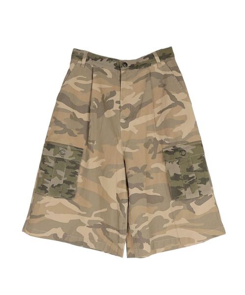 :ETHROF(イーサオブ)の「CAMOUFLAGE CARGO HALF PANTS(その他パンツ・レディース・ベージュ・MEDIUM)」の13枚目の写真