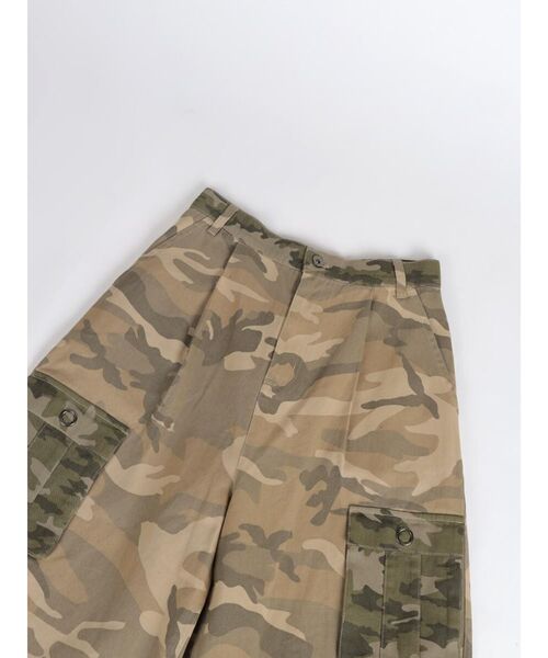 :ETHROF(イーサオブ)の「CAMOUFLAGE CARGO HALF PANTS(その他パンツ・レディース・ベージュ・MEDIUM)」の14枚目の写真