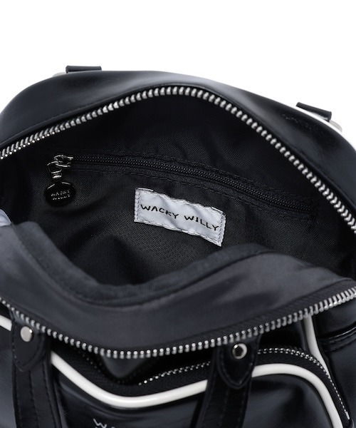 Wacky WiLLy（ワッキーウィリー）の「WOMEN'S SCHOOL MINI BOWLING BAG（ハンドバッグ・レディース・ブラック・FREE）」の3枚目の写真