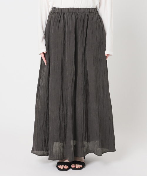 JOURNAL STANDARD relume（ジャーナルスタンダード　レリューム）の「［26SS新作］Air-Flowギャザーイージースカート（スカート・レディース・ブラック系その他/アイボリー・FREE）」の17枚目の写真