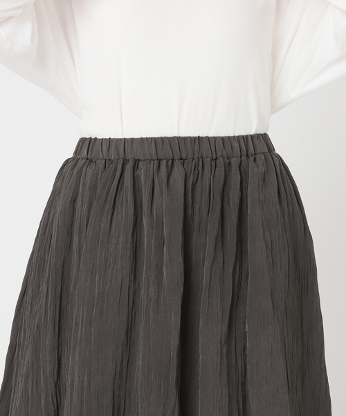 JOURNAL STANDARD relume（ジャーナルスタンダード　レリューム）の「［26SS新作］Air-Flowギャザーイージースカート（スカート・レディース・ブラック系その他/アイボリー・FREE）」の21枚目の写真