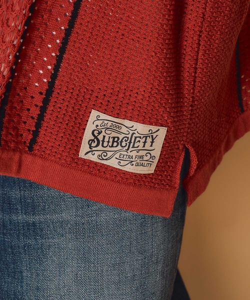 Subciety(サブサエティ)の「Crochet shirt(シャツ/ブラウス・メンズ・オレンジ/ホワイト/ブラック・MEDIUM/LARGE/X-LARGE)」の22枚目の写真
