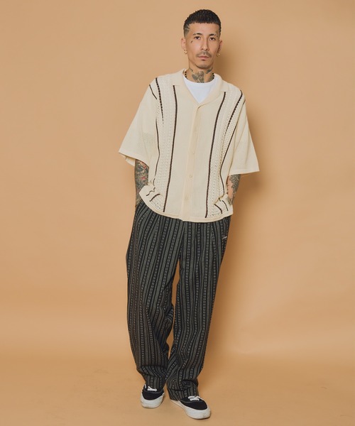 Subciety(サブサエティ)の「Crochet shirt(シャツ/ブラウス・メンズ・オレンジ/ホワイト/ブラック・MEDIUM/LARGE/X-LARGE)」の12枚目の写真