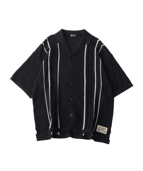 Subciety(サブサエティ)の「Crochet shirt(シャツ/ブラウス・メンズ・オレンジ/ホワイト/ブラック・MEDIUM/LARGE/X-LARGE)」の5枚目の写真
