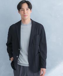 LIFE STYLE TAILOR メランジニットイージージャケット