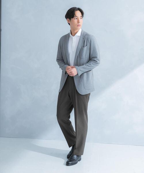 URBAN RESEARCH DOORS(アーバンリサーチドアーズ)の「LIFE STYLE TAILOR メランジニットイージージャケット(その他アウター・メンズ・カーキ/グレー/ネイビー・SMALL/LARGE/MEDIUM/X-LARGE)」の22枚目の写真