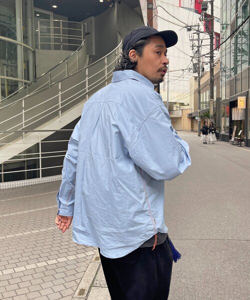 CPCM(シーピーシーエム)の「【ultrabra1n's企画】T.B.S(シャツ/ブラウス・メンズ・ブルー・LARGE/MEDIUM)」の1枚目の写真
