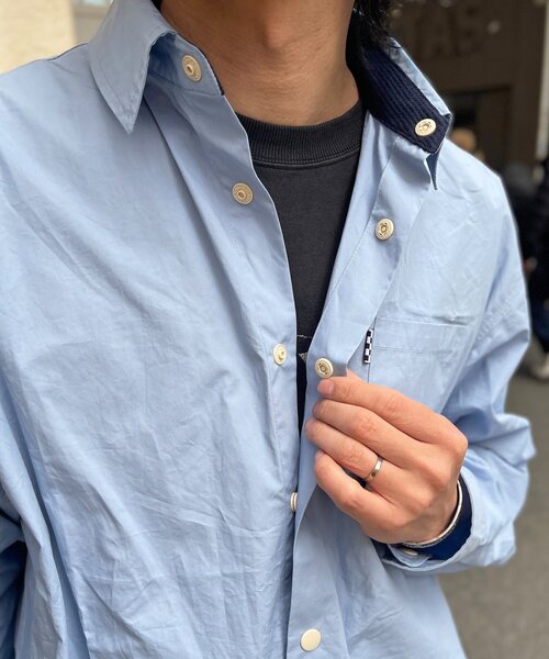 CPCM(シーピーシーエム)の「【ultrabra1n's企画】T.B.S(シャツ/ブラウス・メンズ・ブルー・LARGE/MEDIUM)」の4枚目の写真