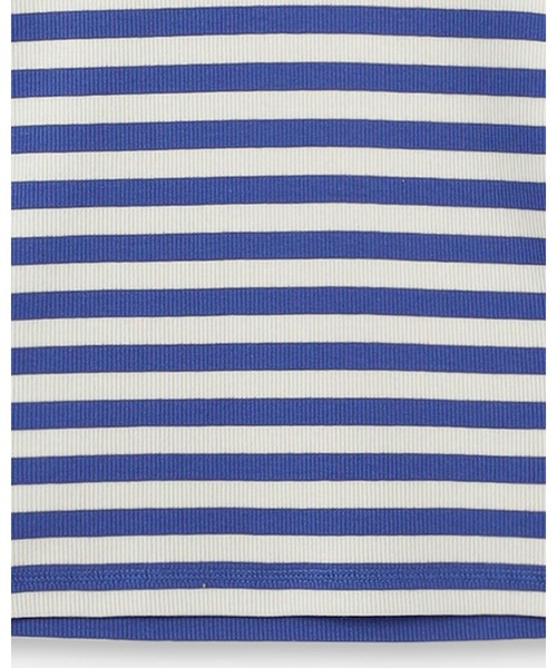 marimekko(マリメッコ)の「【kioski】 Kukkea Tasaraita Unikko / t-shirt(Tシャツ/カットソー・レディース・ブルー/レッド・MEDIUM/SMALL)」の7枚目の写真