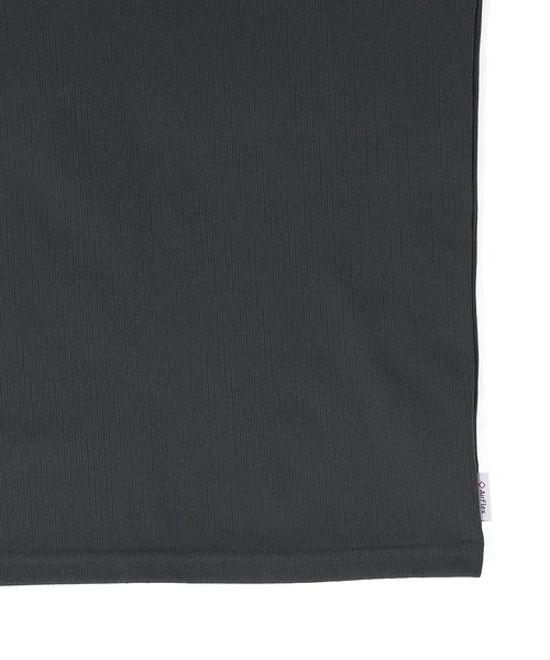The DUFFER of ST.GEORGE(ザダファーオブセントジョージ)の「「AIR FLEX」RANDOM RIB KNIT TANK TOP :高収縮機能素材「エアフレックス」ランダムリブ タンクトップ / ストレッチ / UVカット / ドライタッチ / アンチピリング / インナー(タンクトップ・メンズ・チャコールグレー/ホワイト/ブラック・LARGE/MEDIUM/X-LARGE)」の18枚目の写真