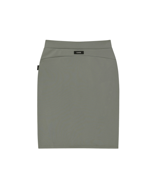 OJOS(オホス)の「Button Slit Track Skirt / Khaki(スカート・レディース・その他・1/2/3)」の3枚目の写真