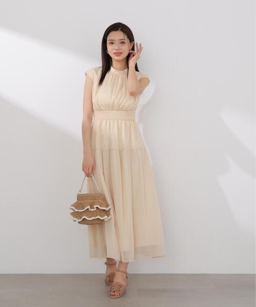 PROPORTION BODY DRESSING(プロポーションボディドレッシング)の「ウエストシャーリングワンピース / 1216140500(ワンピース・レディース・イエロー/ブルー/ネイビー・P/S/SMALL/MEDIUM)」の3枚目の写真