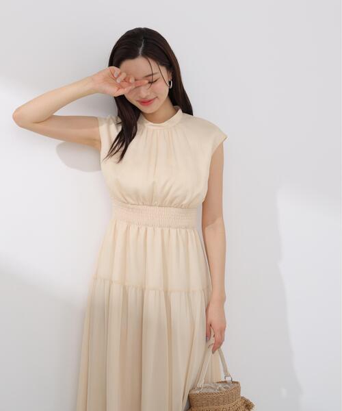 PROPORTION BODY DRESSING(プロポーションボディドレッシング)の「ウエストシャーリングワンピース / 1216140500(ワンピース・レディース・イエロー/ブルー/ネイビー・P/S/SMALL/MEDIUM)」の5枚目の写真