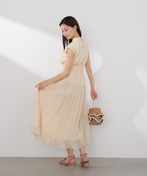 PROPORTION BODY DRESSING(プロポーションボディドレッシング)の「ウエストシャーリングワンピース / 1216140500(ワンピース・レディース・イエロー/ブルー/ネイビー・P/S/SMALL/MEDIUM)」の6枚目の写真