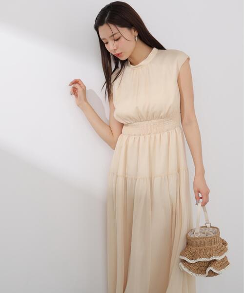 PROPORTION BODY DRESSING(プロポーションボディドレッシング)の「ウエストシャーリングワンピース / 1216140500(ワンピース・レディース・イエロー/ブルー/ネイビー・P/S/SMALL/MEDIUM)」の7枚目の写真