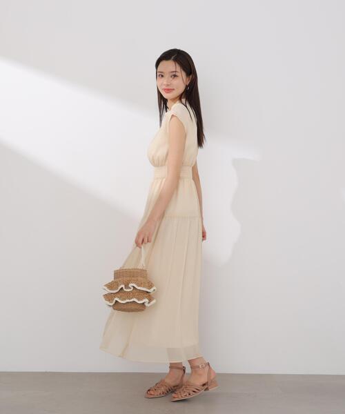 PROPORTION BODY DRESSING(プロポーションボディドレッシング)の「ウエストシャーリングワンピース / 1216140500(ワンピース・レディース・イエロー/ブルー/ネイビー・P/S/SMALL/MEDIUM)」の8枚目の写真