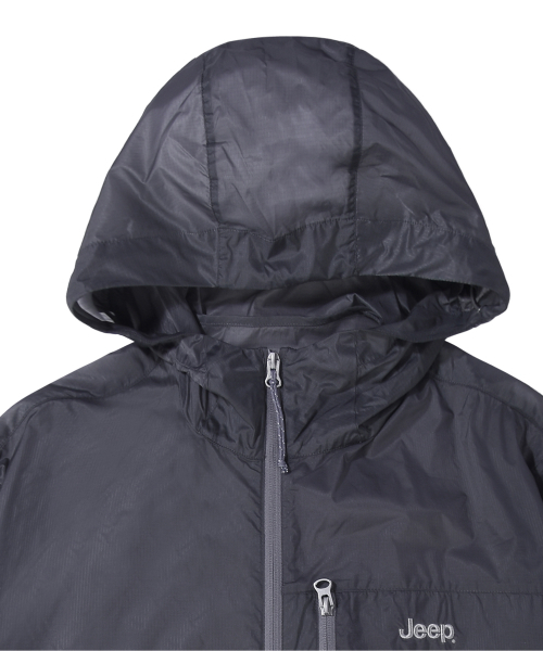 JEEP(ジープ)の「ライトシアーフードウィンドブレーカー (JR5JPU111GR)(ナイロンジャケット・レディース・その他・2XL/SMALL/MEDIUM/LARGE/X-LARGE)」の6枚目の写真