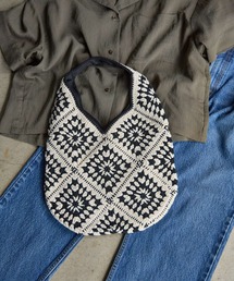 GEORGE'S（ジョージズ）の「クロシェワンハンドＢＡＧ（ショルダーバッグ）」