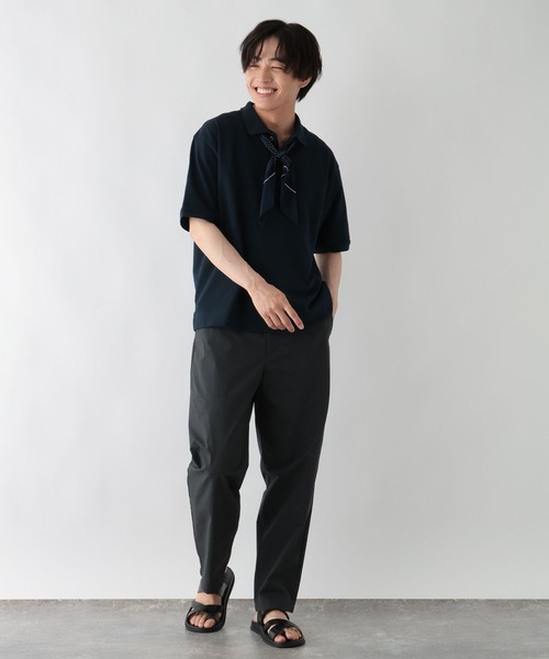GLOBAL WORK（グローバルワーク）の「SOLOTEXカノコポロシャツ/664259（ポロシャツ・メンズ・ホワイト/ライトグリーン/ネイビー/マスタード・SMALL/MEDIUM/LARGE/X-LARGE）」の16枚目の写真