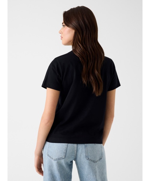 Guess（ゲス）の「SEQUINS Logo Tee Tシャツ ロゴTシャツ（Tシャツ/カットソー・レディース・ブラック/ホワイト・X-SMALL/SMALL/MEDIUM/LARGE）」の6枚目の写真