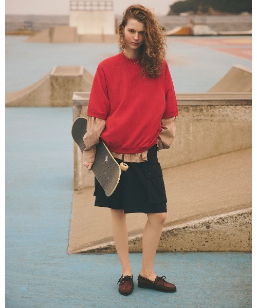 THE SHINZONE(ザ シンゾーン)の「STAND COLLAR DADDY SHIRT 26MMSBL02(シャツ/ブラウス・レディース・ライトブルー/ベージュ・FREE)」の3枚目の写真