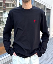 【AMI PARIS】アミ パリス Small Heart Long Sleeve ワンポイント ロゴ ロンT