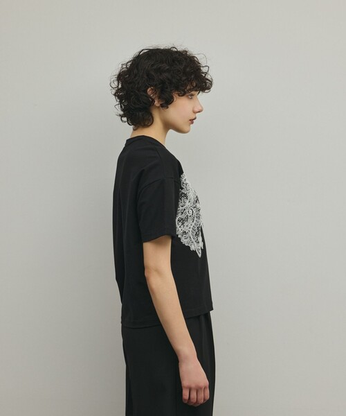 Diagram（ダイアグラム）の「レースTシャツ（Tシャツ/カットソー・レディース・ホワイト/ブラック・36）」の19枚目の写真