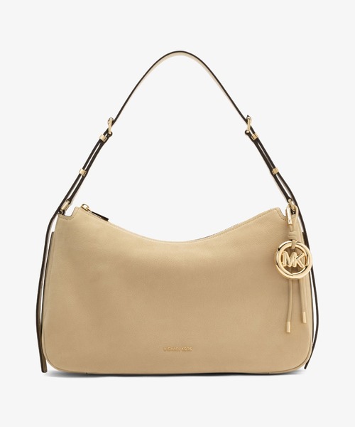 MICHAEL KORS(マイケルコース)の「NOLITA ヌバック トップジップ コンバーチブル ショルダー ミディアム(ショルダーバッグ・レディース・ベージュ系・FREE)」の1枚目の写真