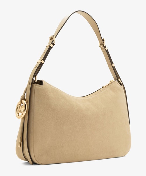 MICHAEL KORS(マイケルコース)の「NOLITA ヌバック トップジップ コンバーチブル ショルダー ミディアム(ショルダーバッグ・レディース・ベージュ系・FREE)」の3枚目の写真