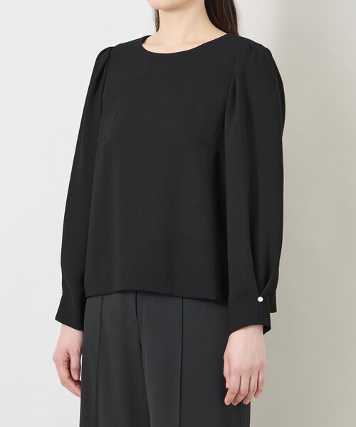 TO BE CHIC（トゥー ビー シック）の「BOBスカラップタック ブラウス（シャツ/ブラウス・レディース・ブラック・40）」の5枚目の写真