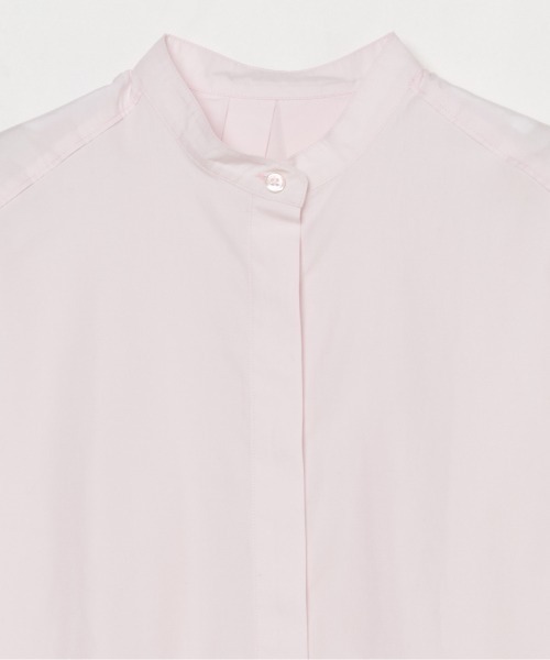 HELIOPOLE(エリオポール)の「BACK VOLUME STAND COLLAR SHIRT(シャツ/ブラウス・レディース・ホワイト/ピンク系・38)」の7枚目の写真