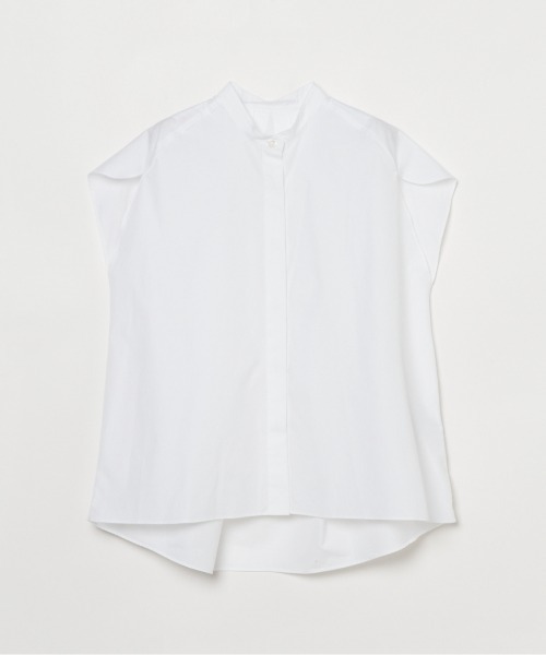 HELIOPOLE(エリオポール)の「BACK VOLUME STAND COLLAR SHIRT(シャツ/ブラウス・レディース・ホワイト/ピンク系・38)」の19枚目の写真