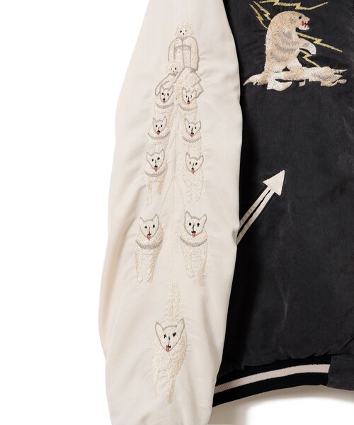 REMI RELIEF(レミレリーフ)の「【イベント限定】【別注】REMI RELIEF / Souvenir Jacket Alaska(スカジャン・メンズ・ブラック・XX-LARGE/X-LARGE/LARGE/MEDIUM/SMALL)」の7枚目の写真