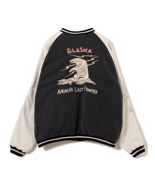 REMI RELIEF(レミレリーフ)の「【イベント限定】【別注】REMI RELIEF / Souvenir Jacket Alaska(スカジャン・メンズ・ブラック・XX-LARGE/X-LARGE/LARGE/MEDIUM/SMALL)」の8枚目の写真