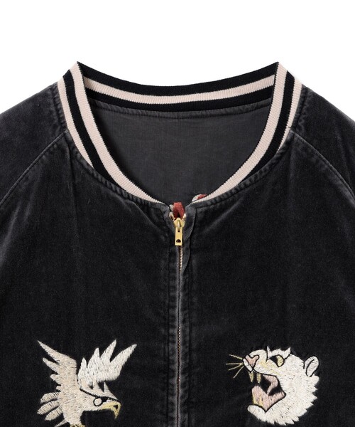 REMI RELIEF(レミレリーフ)の「【イベント限定】【別注】REMI RELIEF / Souvenir Jacket Alaska(スカジャン・メンズ・ブラック・XX-LARGE/X-LARGE/LARGE/MEDIUM/SMALL)」の11枚目の写真