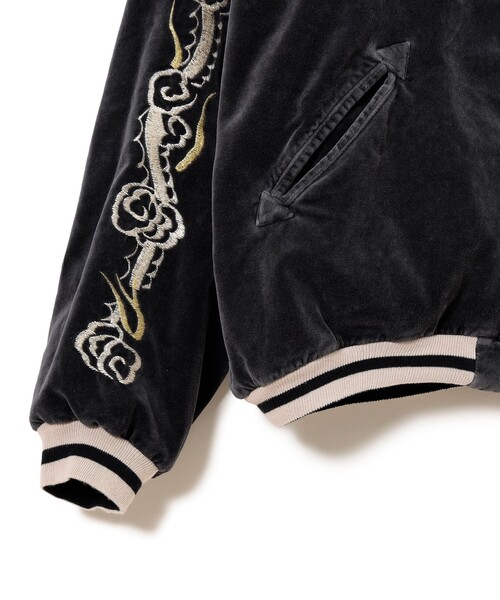REMI RELIEF(レミレリーフ)の「【イベント限定】【別注】REMI RELIEF / Souvenir Jacket Alaska(スカジャン・メンズ・ブラック・XX-LARGE/X-LARGE/LARGE/MEDIUM/SMALL)」の12枚目の写真