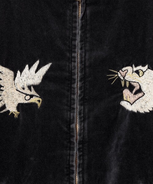 REMI RELIEF(レミレリーフ)の「【イベント限定】【別注】REMI RELIEF / Souvenir Jacket Alaska(スカジャン・メンズ・ブラック・XX-LARGE/X-LARGE/LARGE/MEDIUM/SMALL)」の13枚目の写真