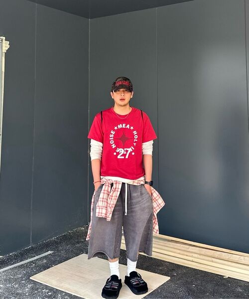 MEA（メア）の「WASHED BERMUDA SWEAT SHORTS [CHARCOAL BLUE]（その他パンツ・メンズ・その他・2/3）」の5枚目の写真