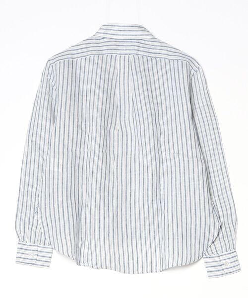 ワイド クロップド ギンガム リネン シャツ（シャツ/ブラウス）｜POLO