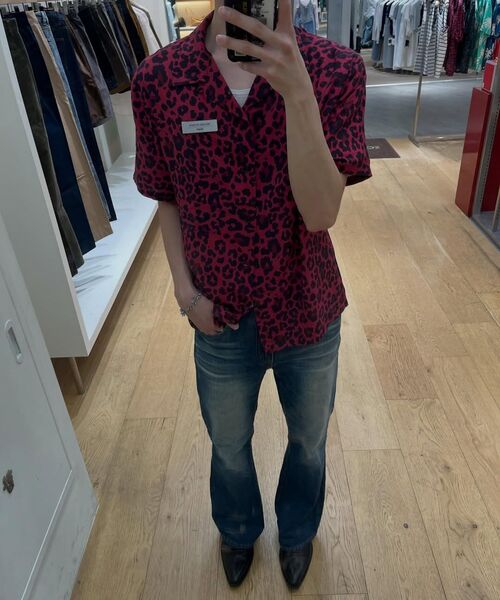 ROLLINGSTUDIOS(ローリングスタジオ)の「HAWAIIAN SHIRT LEOPARD BURGUNDY(シャツ/ブラウス・メンズ・その他・MEDIUM/LARGE/X-LARGE)」の4枚目の写真