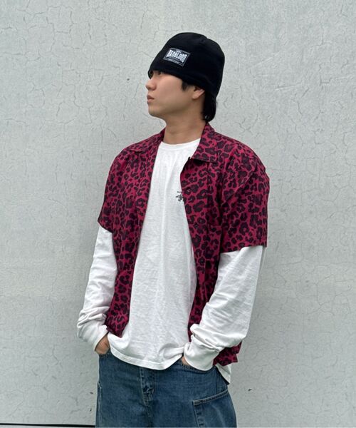 ROLLINGSTUDIOS(ローリングスタジオ)の「HAWAIIAN SHIRT LEOPARD BURGUNDY(シャツ/ブラウス・メンズ・その他・MEDIUM/LARGE/X-LARGE)」の5枚目の写真