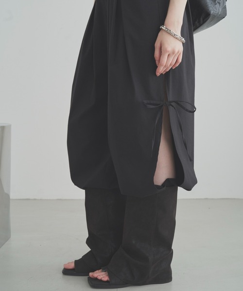 SOEMIN(ソミン)の「Aladdin pants/アラジンパンツ(スラックス・レディース・ブラック/ホワイト・FREE)」の8枚目の写真
