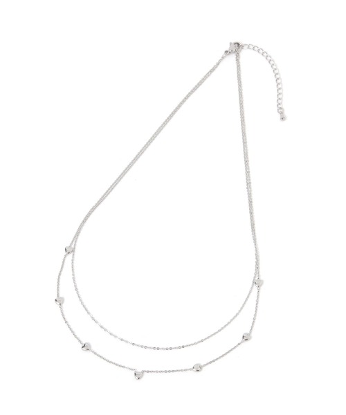 GLOBAL WORK(グローバルワーク)の「ステンレス小粒モチーフネックレス/794946(ネックレス・レディース・シルバー系/シルバー系2・FREE)」の3枚目の写真