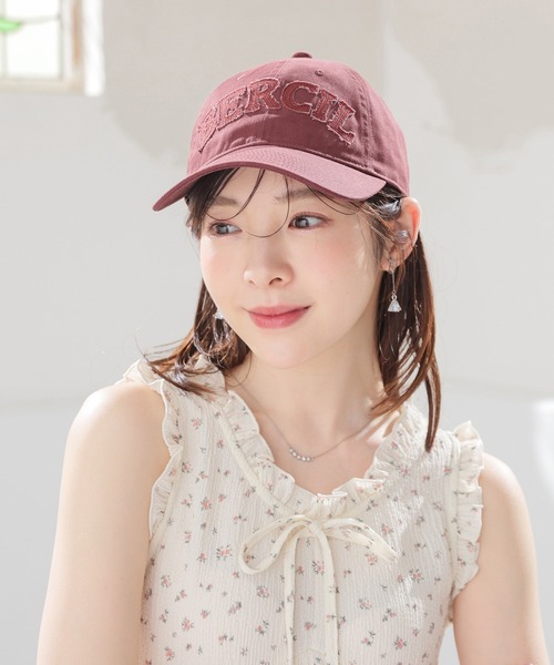Honeys（ハニーズ）の「ロゴワッペンキャップ（キャップ・レディース・カーキ/ライトベージュ/ブラック/ブラウン・FREE）」の11枚目の写真