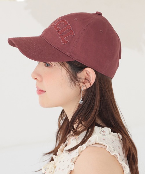 Honeys（ハニーズ）の「ロゴワッペンキャップ（キャップ・レディース・カーキ/ライトベージュ/ブラック/ブラウン・FREE）」の13枚目の写真