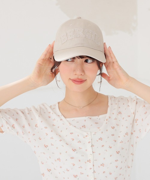 Honeys（ハニーズ）の「ロゴワッペンキャップ（キャップ・レディース・カーキ/ライトベージュ/ブラック/ブラウン・FREE）」の17枚目の写真